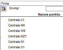 WYbór Punktu odbioru WYbór Punktu odbioru