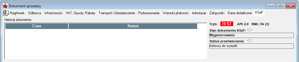 Zakładka KSeF Zakładka KSeF