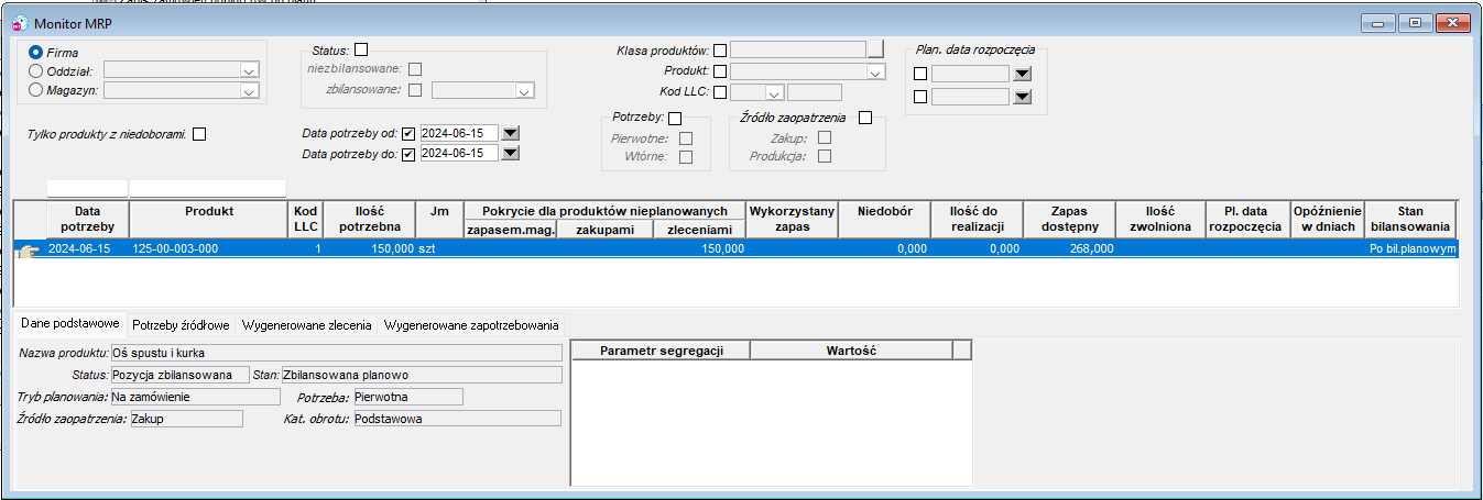 Monitor MRP Monitor MRP