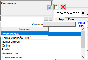 Grupowanie danych obiektu Grupowanie danych obiektu