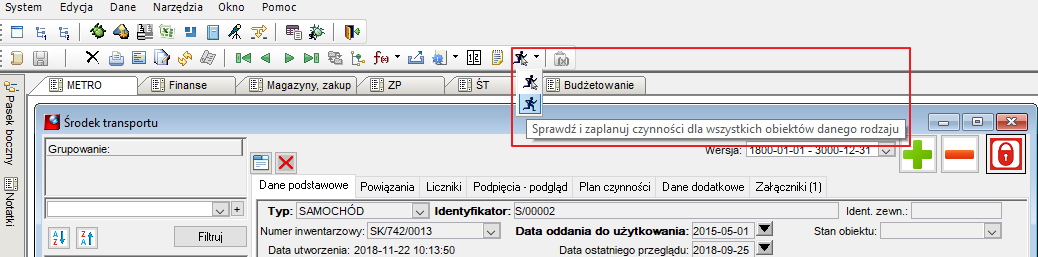 Planowanie czynności Planowanie czynności