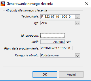 Generowanie zlecenia konsolidującego Generowanie zlecenia konsolidującego