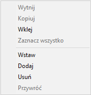 Polecenia zmiany danych podstawowych w teczce osoby fizycznej Polecenia zmiany danych podstawowych w teczce osoby fizycznej