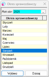 Rok obrotowy i okres sprawozdawczy Rok obrotowy i okres sprawozdawczy