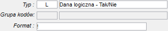 Definiowanie danej typu L