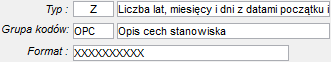 Definiowanie danej typu Z